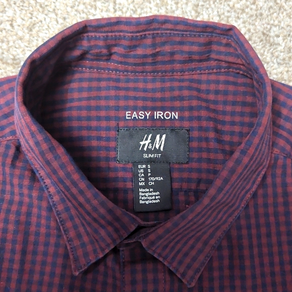 Men's H&M slim fit button down shirt